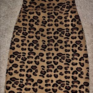 Cheetah Print BCBG bandage skirt